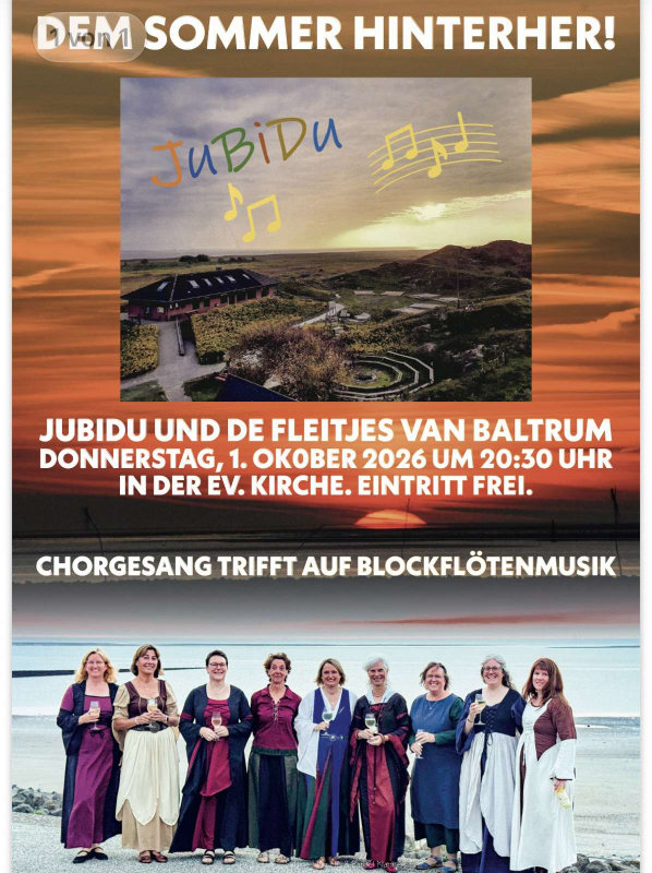 Plakat JuBiDu und De Fleitjes